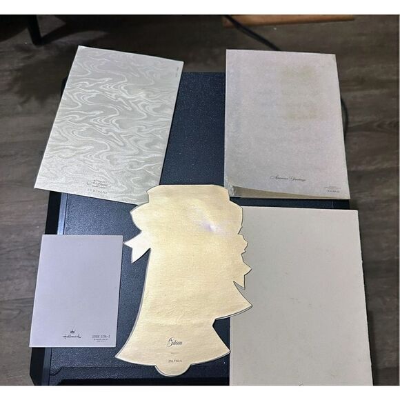 Vintage 1960s Greeting Card 50th Gold Wedding Anniversary Lot 5 Hallmark Gibson - Picture 7 of 11